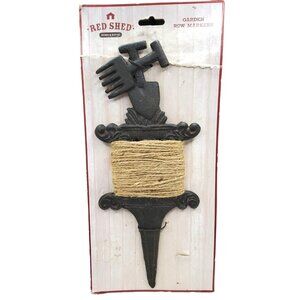 new red shed home and gifts 12" cast iron garden row marker